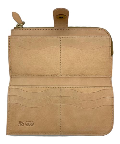 IL BISONTE（イル ビゾンテ）IL BISONTE (イル ビゾンテ) Continental Wallet ベージュの古着・服飾アイテム