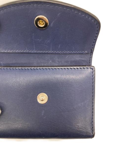 WILDSWANS（ワイルドスワンズ）WILDSWANS (ワイルドスワンズ) FERMOIR Saddle Pull Up MARINEの古着・服飾アイテム