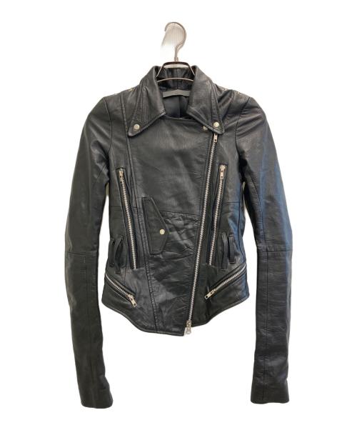 EKAM（エカム）EKAM (エカム) レザーライダースジャケット ブラック サイズ:Mの古着・服飾アイテム