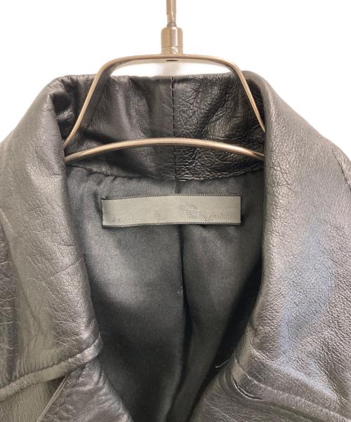 EKAM（エカム）EKAM (エカム) レザーライダースジャケット ブラック サイズ:Mの古着・服飾アイテム