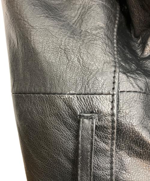 EKAM（エカム）EKAM (エカム) レザーライダースジャケット ブラック サイズ:Mの古着・服飾アイテム