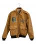 AVIREX（アヴィレックス）の古着「A-2 フライトジャケット」｜ブラウン