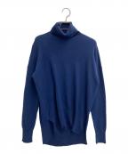 theoryセオリー）の古着「カシミヤタートルネックニット」｜ブルー
