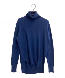 theory（セオリー）の古着「カシミヤタートルネックニット」｜ブルー
