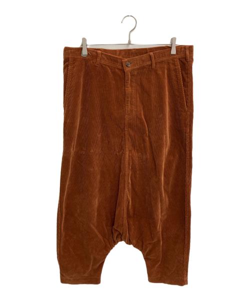 COMME des GARCONS HOMME PLUS（コムデギャルソンオムプリュス）COMME des GARCONS HOMME PLUS (コムデギャルソンオムプリュス) コーデュロイサルエルパンツ ブラウン サイズ:Lの古着・服飾アイテム