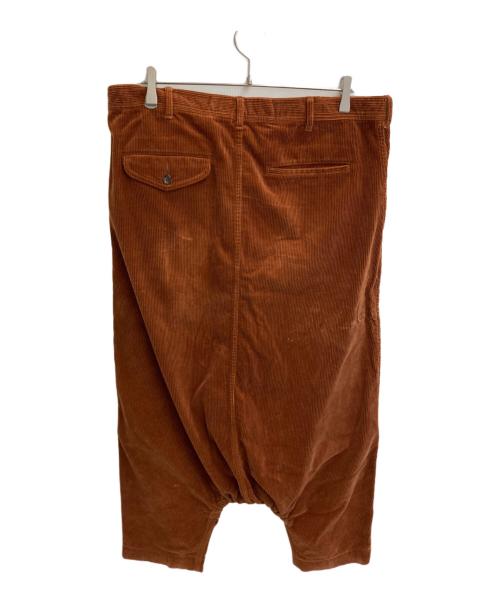 COMME des GARCONS HOMME PLUS（コムデギャルソンオムプリュス）COMME des GARCONS HOMME PLUS (コムデギャルソンオムプリュス) コーデュロイサルエルパンツ ブラウン サイズ:Lの古着・服飾アイテム