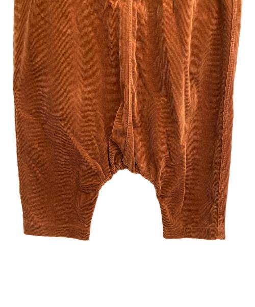 COMME des GARCONS HOMME PLUS（コムデギャルソンオムプリュス）COMME des GARCONS HOMME PLUS (コムデギャルソンオムプリュス) コーデュロイサルエルパンツ ブラウン サイズ:Lの古着・服飾アイテム