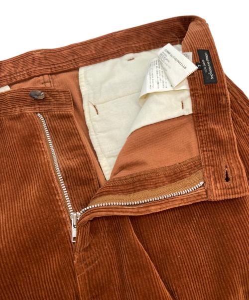 COMME des GARCONS HOMME PLUS（コムデギャルソンオムプリュス）COMME des GARCONS HOMME PLUS (コムデギャルソンオムプリュス) コーデュロイサルエルパンツ ブラウン サイズ:Lの古着・服飾アイテム