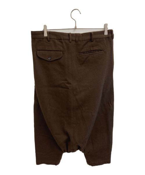 COMME des GARCONS HOMME PLUS（コムデギャルソンオムプリュス）COMME des GARCONS HOMME PLUS (コムデギャルソンオムプリュス) ウールサルエルパンツ ブラウン サイズ:Sの古着・服飾アイテム