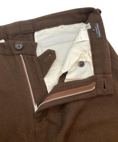 COMME des GARCONS HOMME PLUS（コムデギャルソンオムプリュス）COMME des GARCONS HOMME PLUS (コムデギャルソンオムプリュス) ウールサルエルパンツ ブラウン サイズ:Sの古着・服飾アイテム