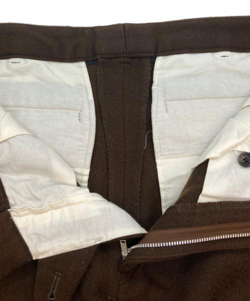 COMME des GARCONS HOMME PLUS（コムデギャルソンオムプリュス）COMME des GARCONS HOMME PLUS (コムデギャルソンオムプリュス) ウールサルエルパンツ ブラウン サイズ:Sの古着・服飾アイテム