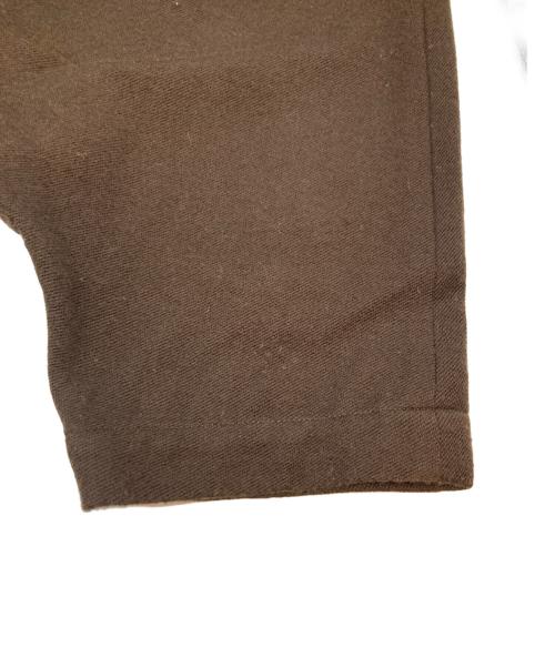COMME des GARCONS HOMME PLUS（コムデギャルソンオムプリュス）COMME des GARCONS HOMME PLUS (コムデギャルソンオムプリュス) ウールサルエルパンツ ブラウン サイズ:Sの古着・服飾アイテム
