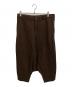 COMME des GARCONS HOMME PLUS（コムデギャルソンオムプリュス）の古着「ウールサルエルパンツ」｜ブラウン