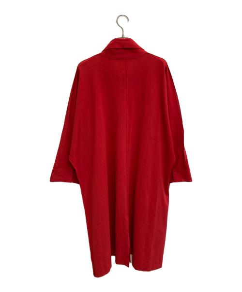 me ISSEY MIYAKE（ミーイッセイ ミヤケ）me ISSEY MIYAKE (ミーイッセイ ミヤケ) ハイネックコート レッド サイズ:Freeの古着・服飾アイテム