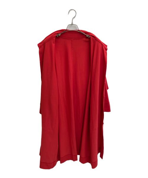 me ISSEY MIYAKE（ミーイッセイ ミヤケ）me ISSEY MIYAKE (ミーイッセイ ミヤケ) ハイネックコート レッド サイズ:Freeの古着・服飾アイテム