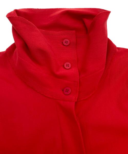 me ISSEY MIYAKE（ミーイッセイ ミヤケ）me ISSEY MIYAKE (ミーイッセイ ミヤケ) ハイネックコート レッド サイズ:Freeの古着・服飾アイテム