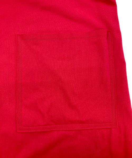 me ISSEY MIYAKE（ミーイッセイ ミヤケ）me ISSEY MIYAKE (ミーイッセイ ミヤケ) ハイネックコート レッド サイズ:Freeの古着・服飾アイテム