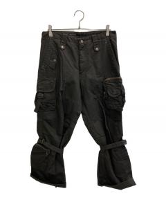 中古・古着通販】JACOV (ジェイコブ) カーゴパンツ ブラック サイズ:M 中古・古着通販】JACOV (ジェイコブ) カーゴパンツ ブラック サイズ:M