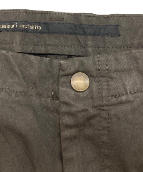 kiminori morishita（キミノリ モリシタ）KIMINORI MORISHITA (キミノリ モリシタ) カーゴパンツ ブラック サイズ:5の古着・服飾アイテム