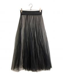 HYKE（ハイク）の古着「プリーツスカート」｜ブラック