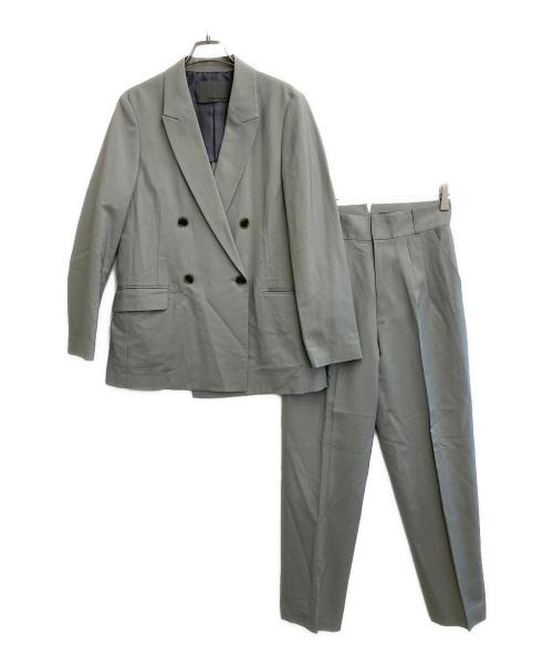 uncrave（アンクレイヴ）uncrave (アンクレイヴ) クリスピーリネンセットアップ グリーン サイズ:1の古着・服飾アイテム