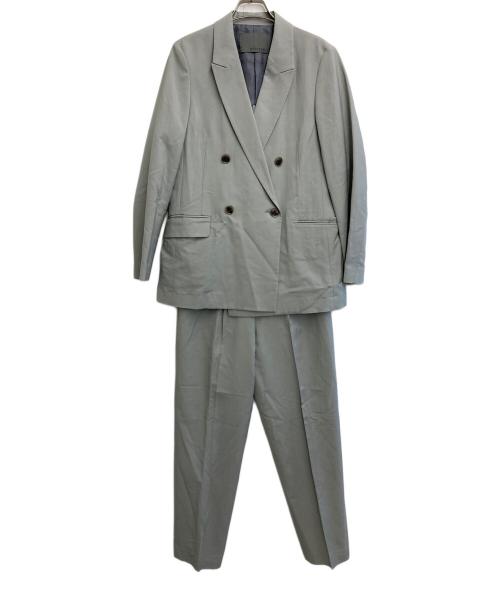 uncrave（アンクレイヴ）uncrave (アンクレイヴ) クリスピーリネンセットアップ グリーン サイズ:1の古着・服飾アイテム