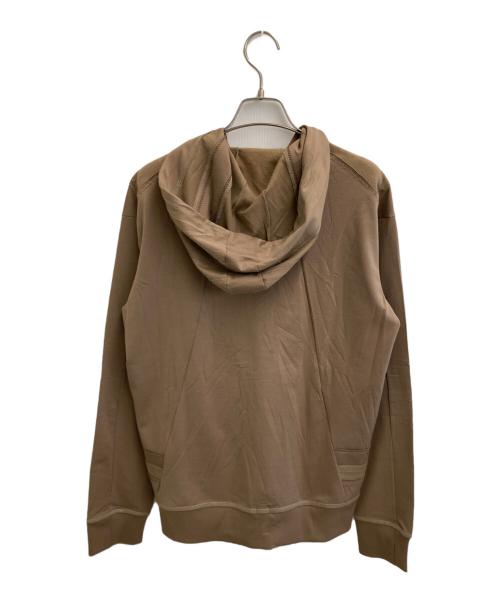 MARITHE+FRANCOIS GIRBAUD（マリテフランソワジルボー）MARITHE+FRANCOIS GIRBAUD (マリテフランソワジルボー) 刺し子ジップパーカー ブラウン サイズ:Lの古着・服飾アイテム