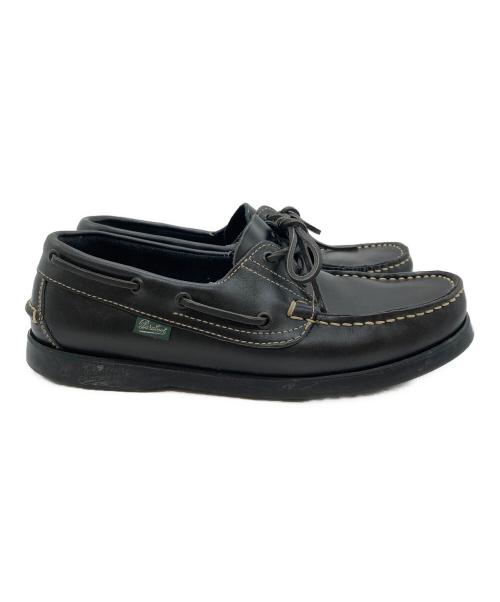 PARABOOT（パラブーツ）PARABOOT (パラブーツ) BARTH/デッキシューズ ブラック サイズ:6の古着・服飾アイテム