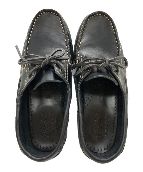PARABOOT（パラブーツ）PARABOOT (パラブーツ) BARTH/デッキシューズ ブラック サイズ:6の古着・服飾アイテム