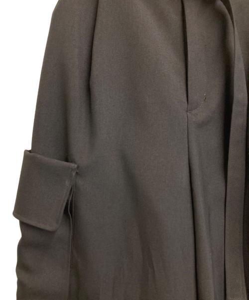 IIROT（イロット）IIROT (イロット) Wool loke band trouser ブラック サイズ:36の古着・服飾アイテム