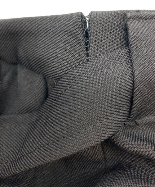 IIROT（イロット）IIROT (イロット) Wool loke band trouser ブラック サイズ:36の古着・服飾アイテム