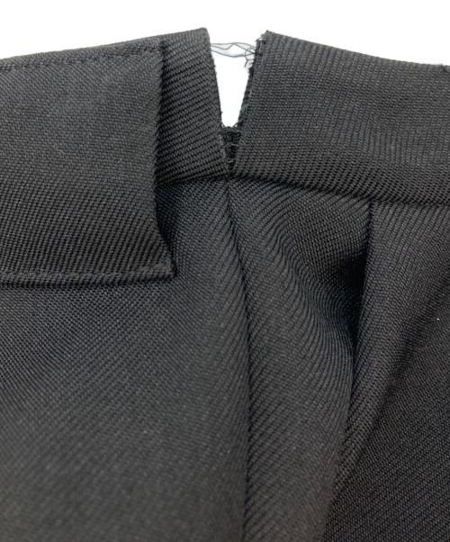 IIROT（イロット）IIROT (イロット) Wool loke band trouser ブラック サイズ:36の古着・服飾アイテム