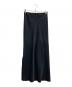 zoe (ゾーイ) スリットロングサテンスカート ブラック サイズ:free：5000円