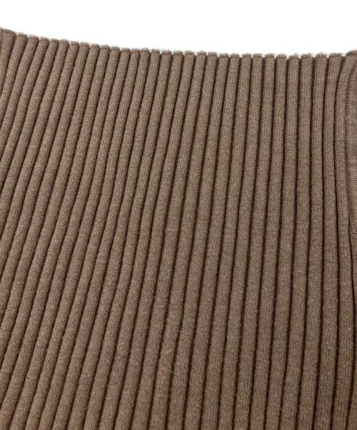 THE SHISHIKUI（シシクイ）THE SHISHIKUI (シシクイ) ニットキャミソール ブラウン サイズ:freeの古着・服飾アイテム