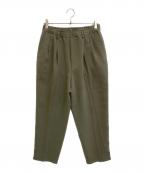 N.HOOLYWOODエヌ ハリウッド）の古着「コンパイルラインワイドパンツ」｜カーキ