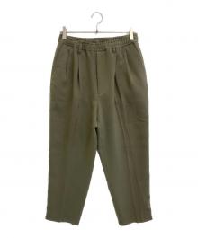 N.HOOLYWOOD（エヌ ハリウッド）の古着「コンパイルラインワイドパンツ」｜カーキ