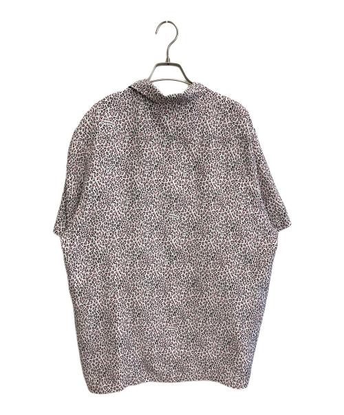 SUPREME（シュプリーム）SUPREME (シュプリーム) 22SS Leopard Silk S/S Shirt ホワイト×ピンク サイズ:XLの古着・服飾アイテム