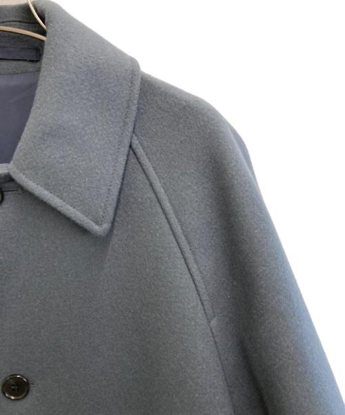 STEVEN ALAN（スティーブンアラン）STEVEN ALAN (スティーブンアラン) FLAT MELTON CAMP COLLAR BALMACAAN COAT ネイビー サイズ:8の古着・服飾アイテム