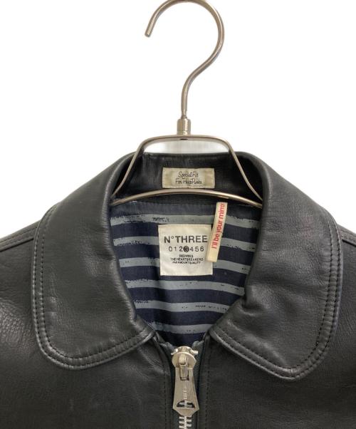 BEDWIN &THE HEARTBREAKERS（ベドウィンアンドザ ハートブレイカーズ）BEDWIN &THE HEARTBREAKERS (ベドウィンアンドザ ハートブレイカーズ) カウレザージャケット ブラック サイズ:3の古着・服飾アイテム