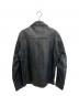 BEDWIN &THE HEARTBREAKERS (ベドウィンアンドザ ハートブレイカーズ) カウレザージャケット ブラック サイズ:3：20000円