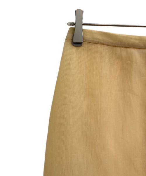 AURALEE（オーラリー）AURALEE (オーラリー) Elastic Sheer Nylon Skirt イエロー サイズ:1の古着・服飾アイテム