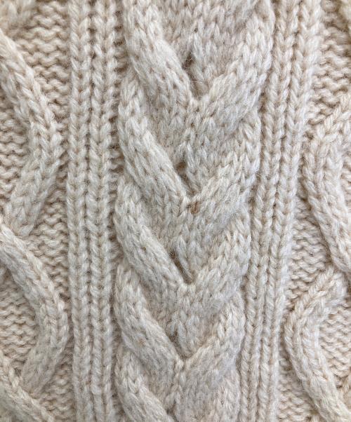 JOHN MASON SMITH（ジョンメイソンスミス）JOHN MASON SMITH (ジョンメイソンスミス) 5G ARAN VEST アイボリー サイズ:Lの古着・服飾アイテム