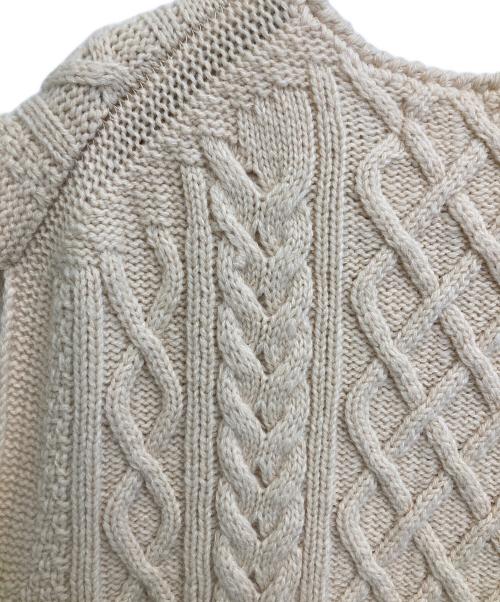 JOHN MASON SMITH（ジョンメイソンスミス）JOHN MASON SMITH (ジョンメイソンスミス) 5G ARAN VEST アイボリー サイズ:Lの古着・服飾アイテム