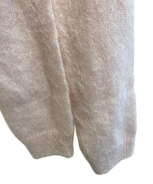 AURALEE（オーラリー）AURALEE (オーラリー) BRUSHED SUPER KID MOHAIR KNIT SHORT POLO ピンク サイズ:2の古着・服飾アイテム