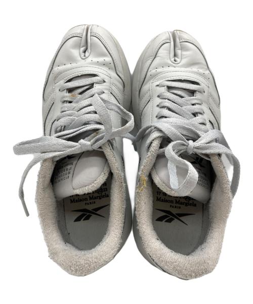 Maison Margiela（メゾンマルジェラ）Maison Margiela (メゾンマルジェラ) REEBOK (リーボック) Classic Leather Tabi Project 0 CL グレー サイズ:25の古着・服飾アイテム