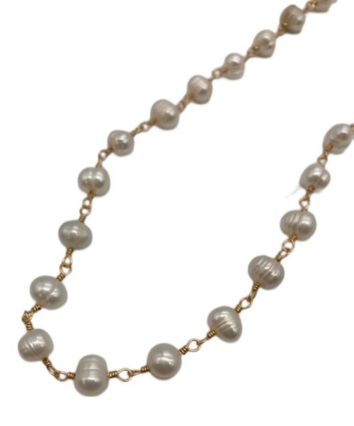 GAGAN（ガガン）GAGAN (ガガン) Swallow Egg Chain Tall ホワイトの古着・服飾アイテム