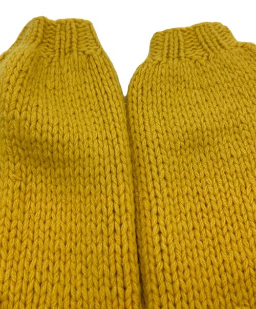 LEINWANDE（ラインヴァンド）LEINWANDE (ラインヴァンド) 22AW Cable Short Cardigan マスタード サイズ:free sizeの古着・服飾アイテム