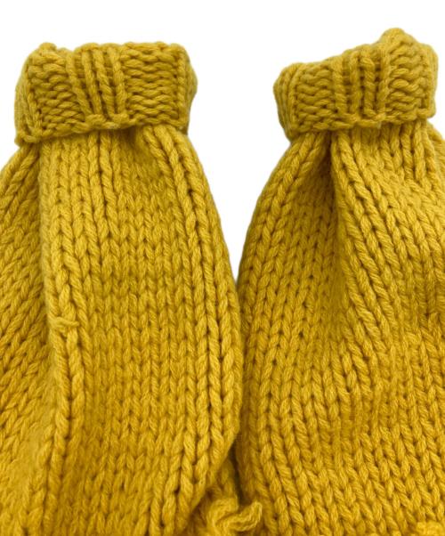 LEINWANDE（ラインヴァンド）LEINWANDE (ラインヴァンド) 22AW Cable Short Cardigan マスタード サイズ:free sizeの古着・服飾アイテム