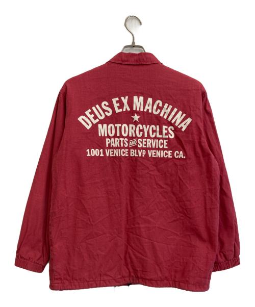 DEUS EX MACHINA（デウス エクス マキナ）DEUS EX MACHINA (デウス エクス マキナ) コーチジャケット レッド サイズ:SIZE Mの古着・服飾アイテム