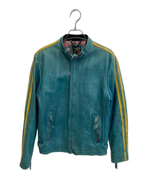 Schott（ショット）Schott (ショット) レザージャケット グリーン サイズ:Sの古着・服飾アイテム